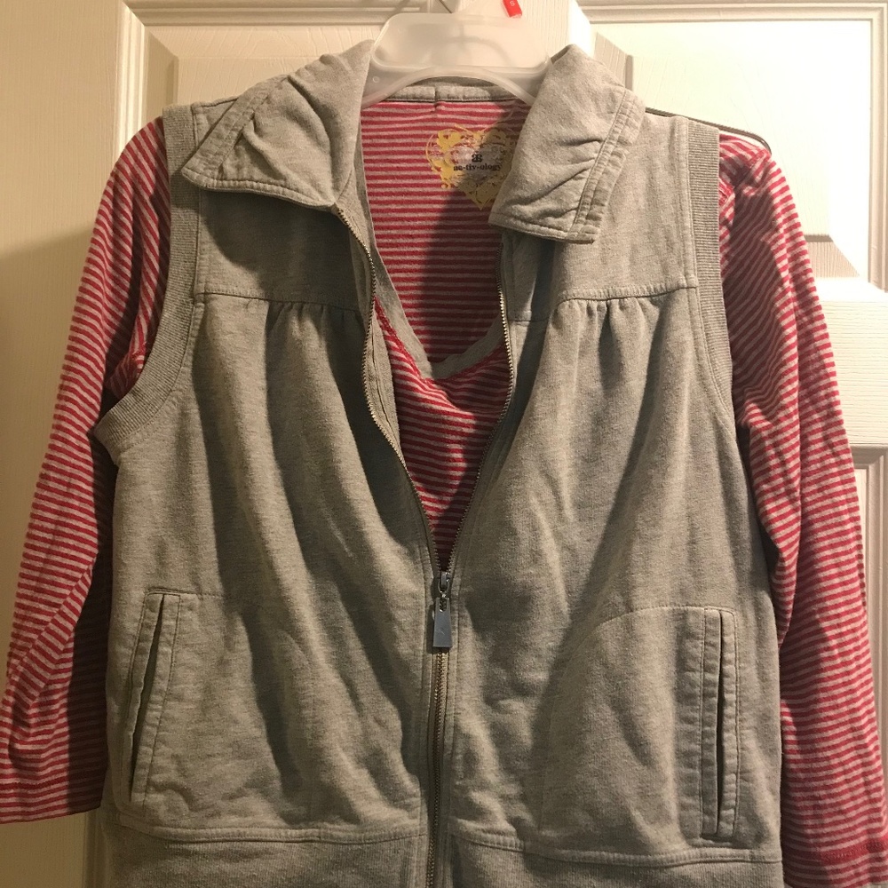 ACTIVOLOGY top and vest set size medium